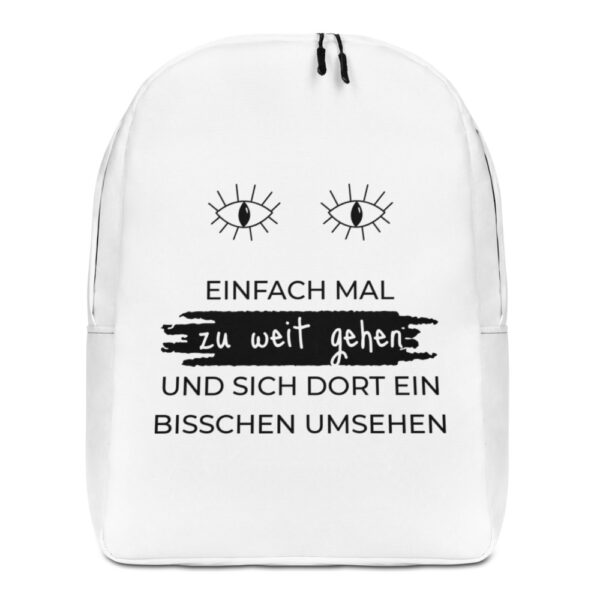 Rucksack “Einfach mal zu weit gehen”